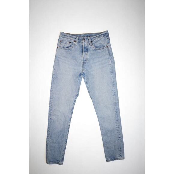 Levi’s Premium 501 Skinny Jeans Button Fly Light Wash | Women’s 26 - Picture 3 of 13